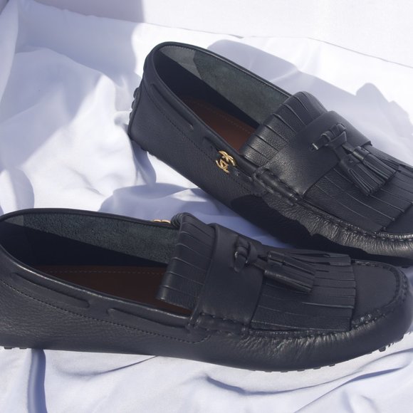 🤴HOST PICK🤴  ❤️Gucci Men\'s Black Driving Shoe with Tassel❤️ NEW IN NOX